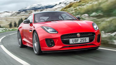 Jaguar F-Type - front tracking